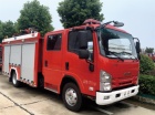 ISUZU 3T foam fire truck water 2.2 T, foam 7.8T