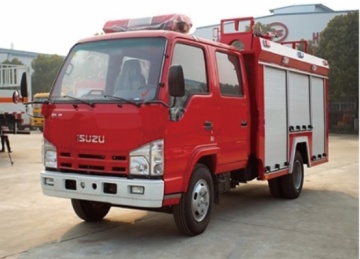 ISUZU 1.5T foam fire truck water 450kg, foam 200kg