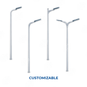 Customized Lamp Post Arms & Pedestal