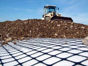 Biaxial Plastic Geogrid Application