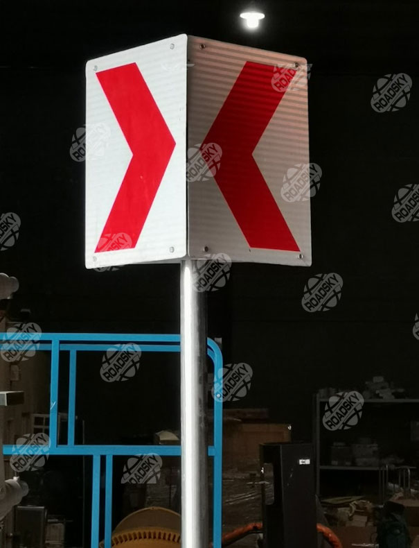 Chevron Sign On-Site