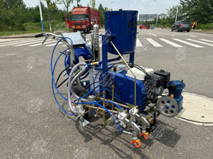 Cold Paint Line Striper Air jet Type