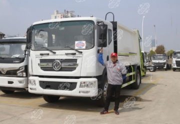 Dongfeng 12cbm compression garbage truck