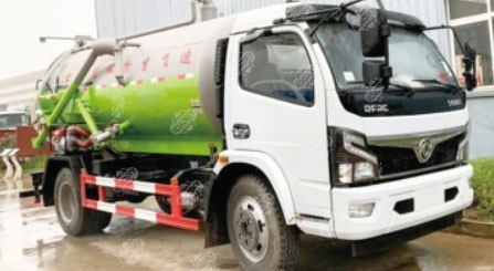 Dongfeng 8cbm, sewage tank volume ≥8m