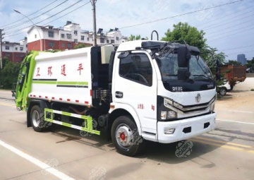 Dongfeng 9cbm compression garbage truck