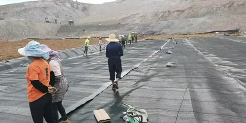 HDPE Geomembrane Installation