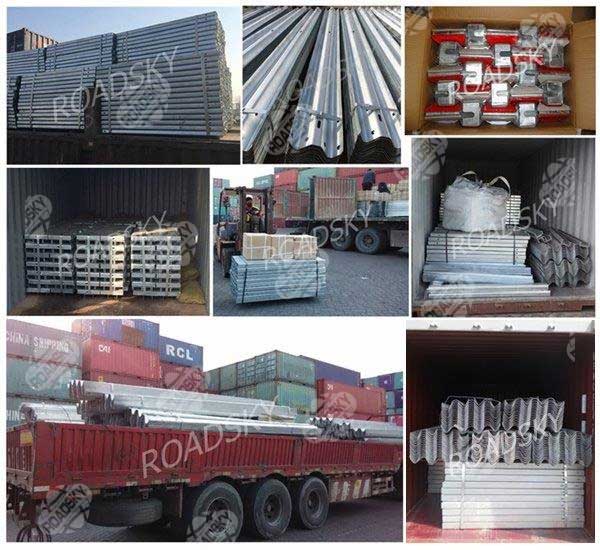 Highway Guardrail Packing and Delivery