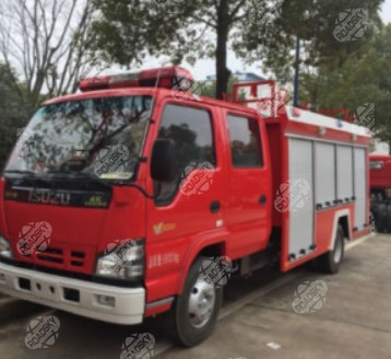 ISUZU 2T Foam Fire Truck, Water 1.4T. Foam 0.6T