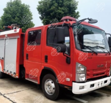 ISUZU 3T foam fire truck water 2.2 T, foam 7.8T