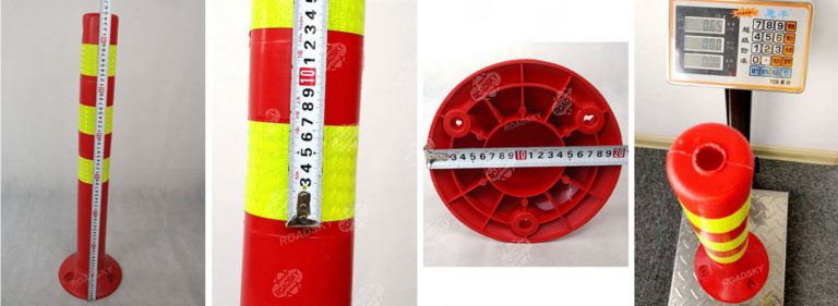 PE Delineator Post Size