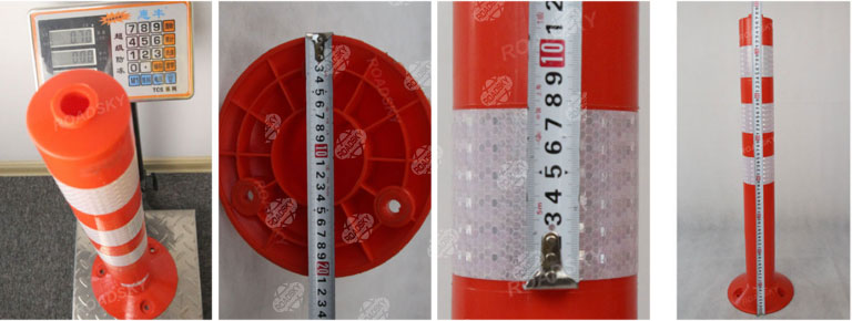 PU Delineator Post Size