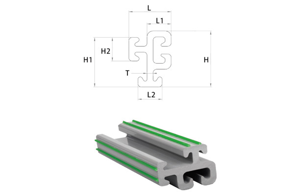 PVC Sheet Pile JP95 Size