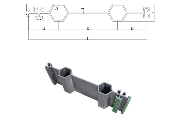 PVC Sheet Pile PF626 Size