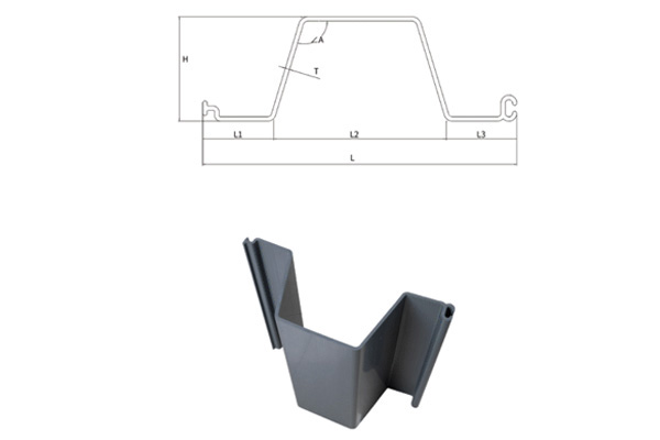 PVC Sheet Pile PU457 Size