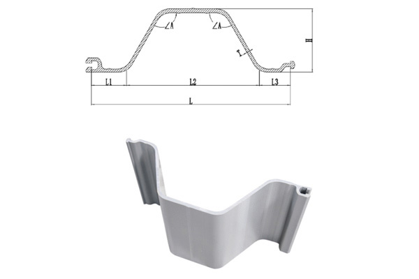 PVC Sheet Pile PU500 Size