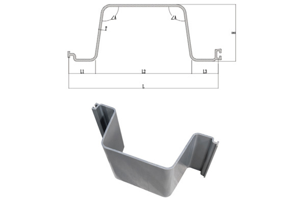 PVC Sheet Pile PU606 Size