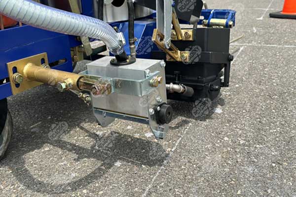 RS- 1B Hand Push Thermoplastic Road Marking Machine Glass Bead Dispenser