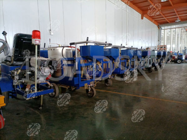 Road Marking Machine Factory Environment and Inventory