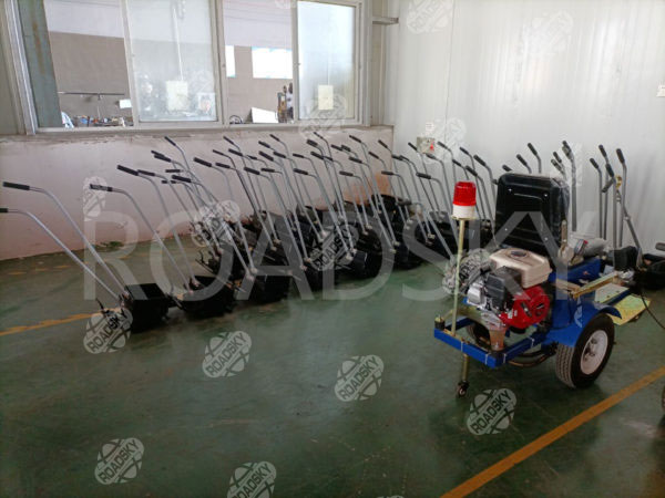 Road Marking Machine Factory Environment and Inventory