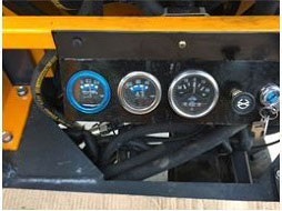 Solar Pile Driver Instrument Panel