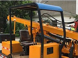 Solar Pile Driver Protection Awning