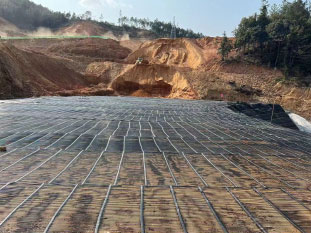 Uniaxial Plastic Geogrid Application