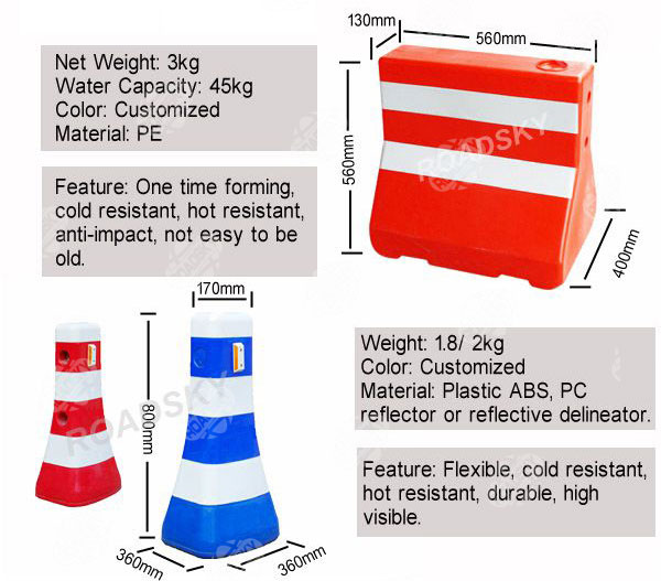 Water Filled Road Barrier Other Models